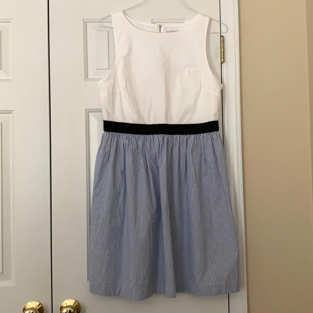 LOFT Outlet Blue Stripe Dress